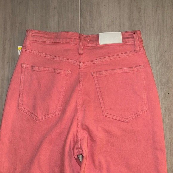 NEW Pistola High Rise Straight Leg Jeans Button Fly Flamingo Size 26 - Picture 8 of 14